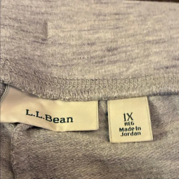 L.L. Bean Heather Gray Jogger Set - Picture 3 of 3